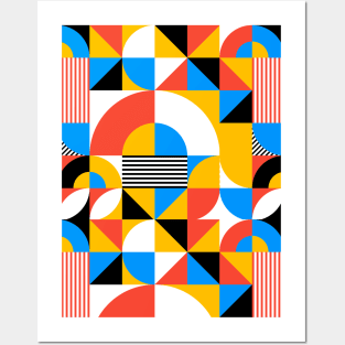 Bauhaus geometric #3 Posters and Art